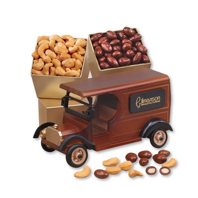 1918 Delivery Truck with Fancy Cashews & Chocolate Almonds