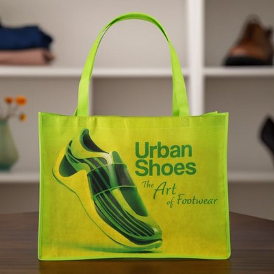 Sublimated Large Non-Woven Shopping Tote Bag