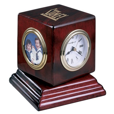 Howard Miller Reuben Swivel Cube Clock w/ Picture Frame