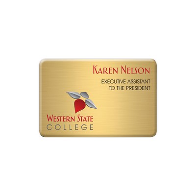 Aspen Standard Name Badge (Standard Size 2" x 3")