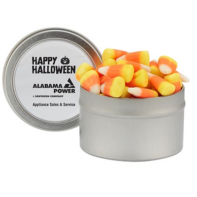 Candy Cauldron Tin w/ Candy Corn