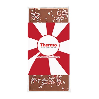 3.5 Oz. Contemporary Belgian Chocolate Bar w/ Peppermint