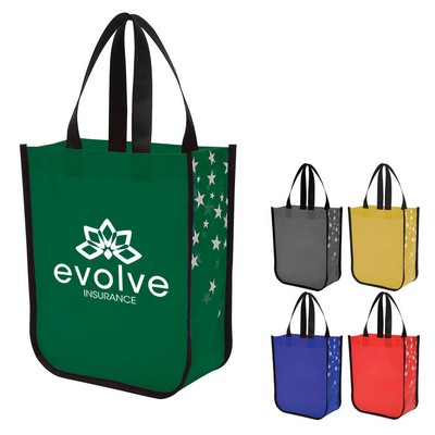 Star Struck Laminated Non-woven Tote Bag