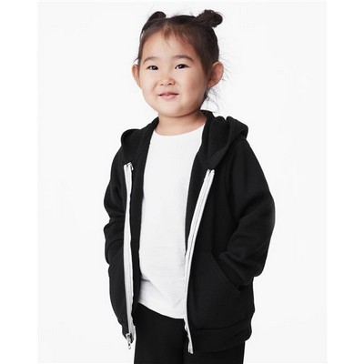 Bella+Canvas® Toddler Sponge Fleece Full-Zip Hoodie