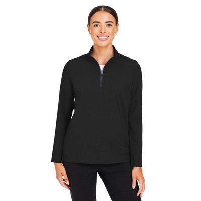 Devon and Jones CrownLux Performance® Ladies' Windsor Welded Quarter-Zip