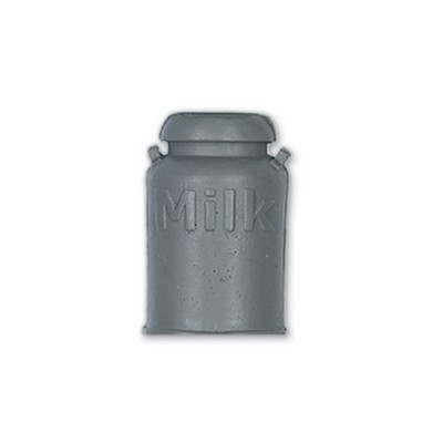 Milk Can Stock Shape Pencil Top Eraser