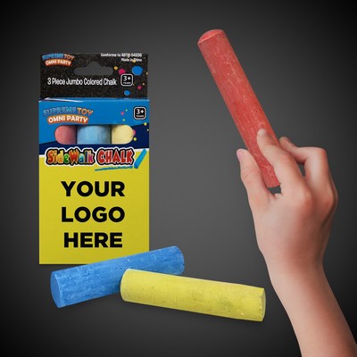 Sidewalk Chalk 3Pk(Pad Print)