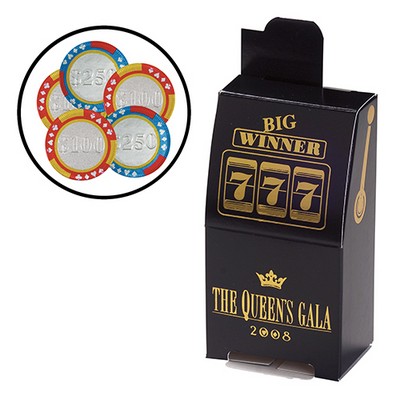 Slot Machine Box - Poker Chips (5 pieces)