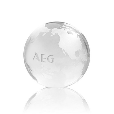 Globe Paperweight - Optical 2-3/8"