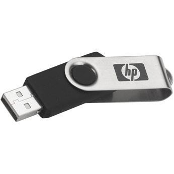 Swivel USB Flash Drive w/Key Chain (8 GB) US Stock