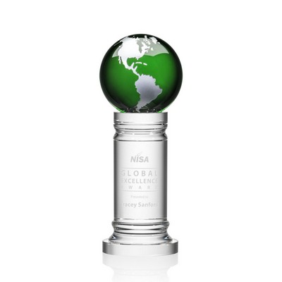 Colverstone Globe Award - Optical Green/Silver 10¼"