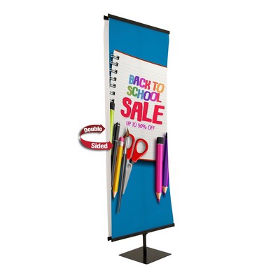 30" Everyday Snap Rail Double-Sided Banner Display Kit