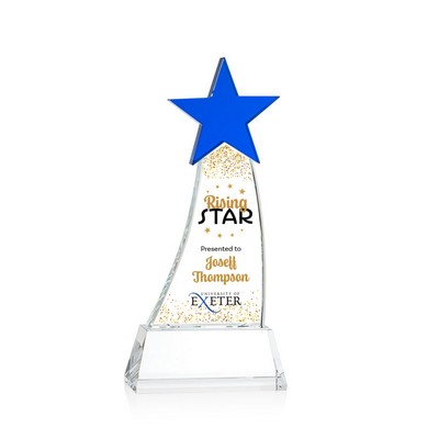 VividPrint™ Award - Manolita Blue/Clear 8½"