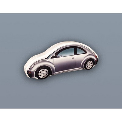 Compressed 2D Beetle Car Shape 100% Cotton T-Shirt