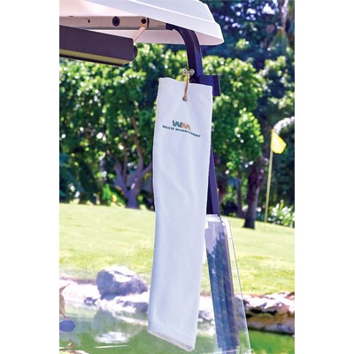 Turkish Signature™ Midweight Golf Towel (White)