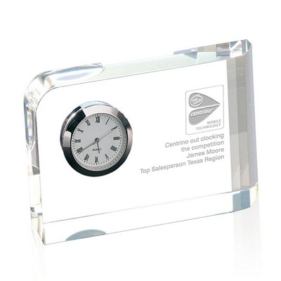 Opal Clock - Optical 3½"x2½"