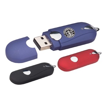 64 GB Flow Flash Drive w/Keychain