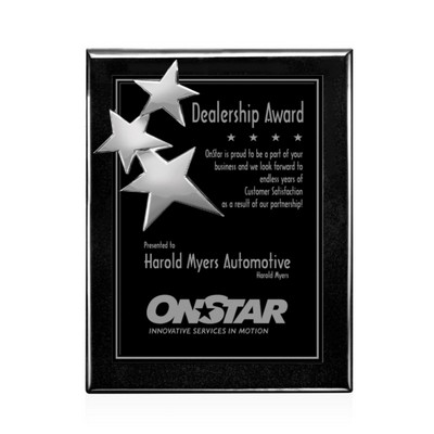 Constellation Plaque - Black/Chrome 9"x12"