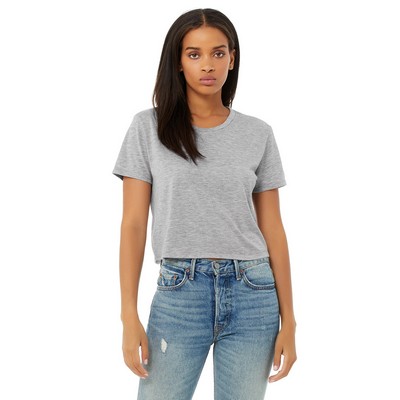 BELLA+CANVAS Ladies' Flowy Cropped T-Shirt