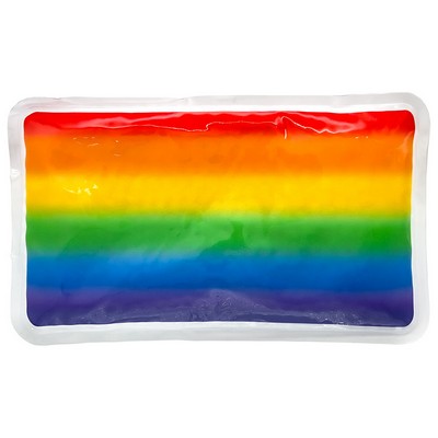 Rainbow Rectangle Gel Beads Hot/Cold Pack