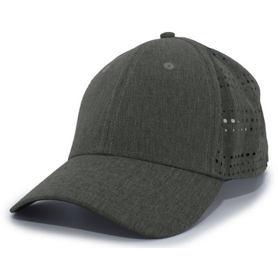 Perforated Hook-And-Loop Adjustable Cap