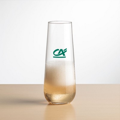 Cannes Stemless Flute - 8oz Crystalline