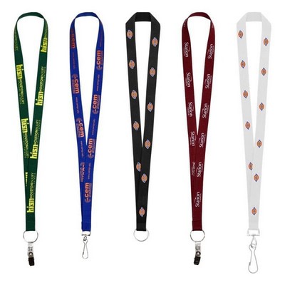 3/4" Screen Printed Lanyard (DHL)