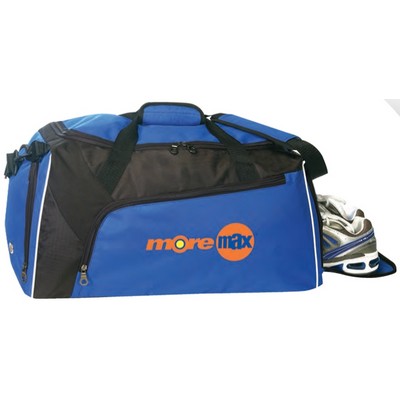 Deluxe Poly Duffel Bag with Shoe Storage