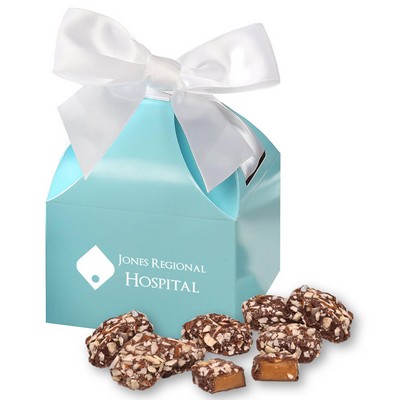 English Butter Toffee in Robin's Egg Blue Gift Box