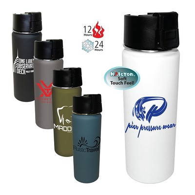 20 Oz. Halcyon® Sport Bottle w/Push Button Lid