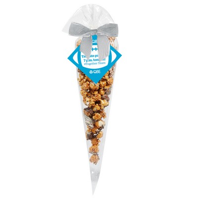 Chocolate Pretzel & Potato Chip Popcorn Cone Bag (large)