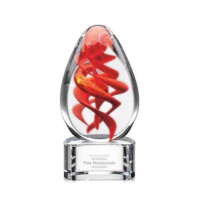 Helix Award on Clear Base - 8½" High