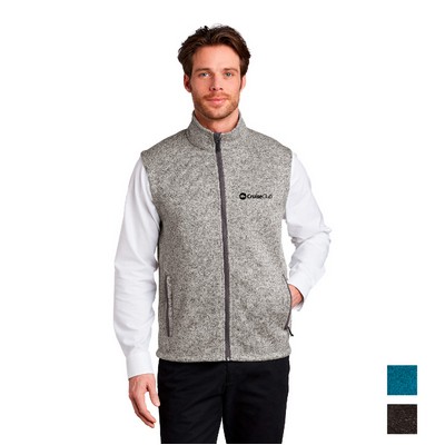 Port Authority ® Sweater Fleece Vest