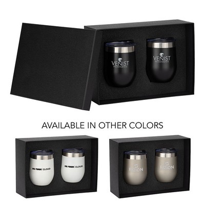 Brisbane II Two-Piece Classic Wine Tumbler Gift Set