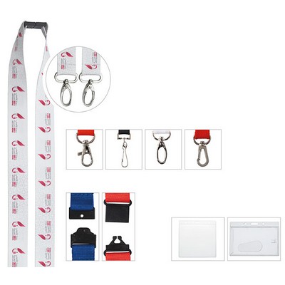 Universal Source® 1" Double Hanger Lanyard