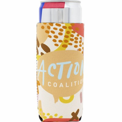 12 oz. Slim Full Color Neoprene Seltzer Can Coolie