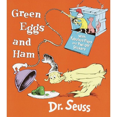 Green Eggs and Ham (With Fabulous Flaps and Peel-Off Stickers) - 9780375810