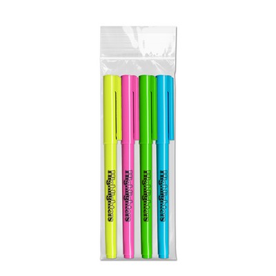 Liqui-Mark® Brite Spots® Pocket Highlighters - USA Made - 4 ct