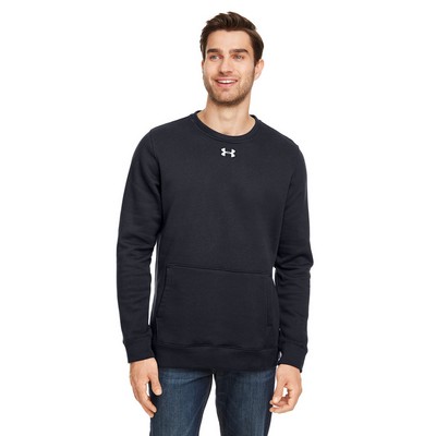 UNDER ARMOUR Men's Hustle Fleece Crewneck Sweatshirt