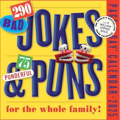 290 Bad Jokes & 75 Punderful Puns Page-A-Day® Calendar 2025 (For the Whole