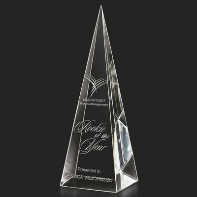 Pyramid Crystal Award 6.25"