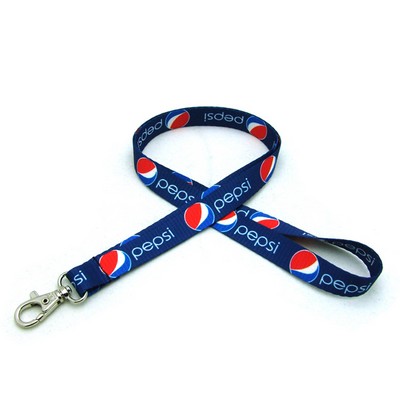 1/2" Digitally Sublimated Lanyard w/ Deluxe Swivel Hook