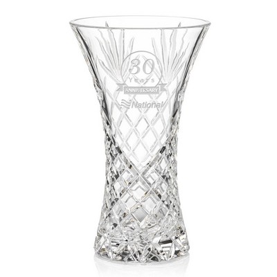 Marilla Vase - Lead Crystal 9"