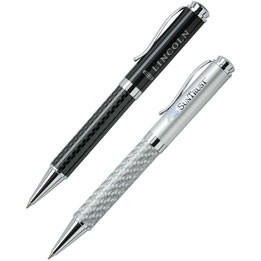 Ballpoint Pen Twist Action Carbon Fiber Barrel