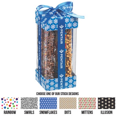 Large Executive Treat Container with Pretzel Rods