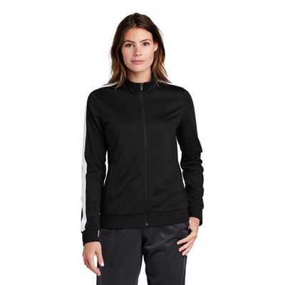 Sport-Tek® Ladies Tricot Track Jacket