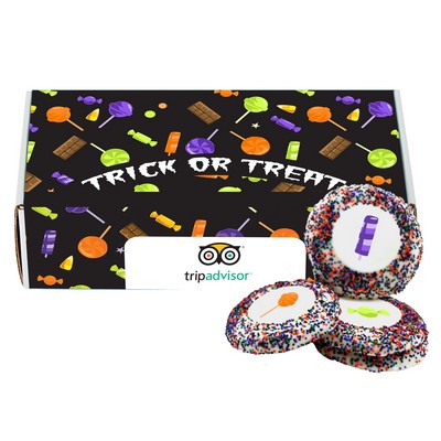 Custom Sugar Cookie w/ Monster Mix Halloween Sprinkles in Mailer Box (12)