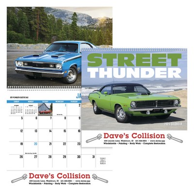 Street Thunder Appointment Calendar - Spiral