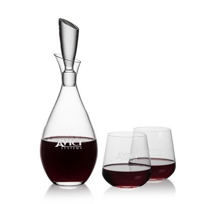 Juliette Decanter & 2 Howden Stemless Wine