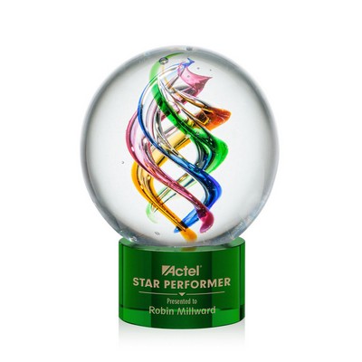 Galileo Award on Marvel Green - 4" Diam